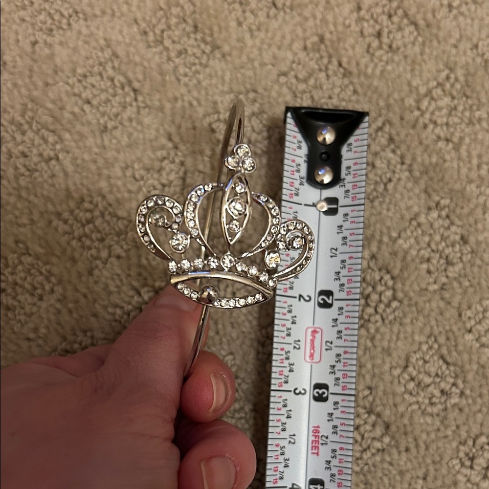 Rhinestone Crown Bracelet